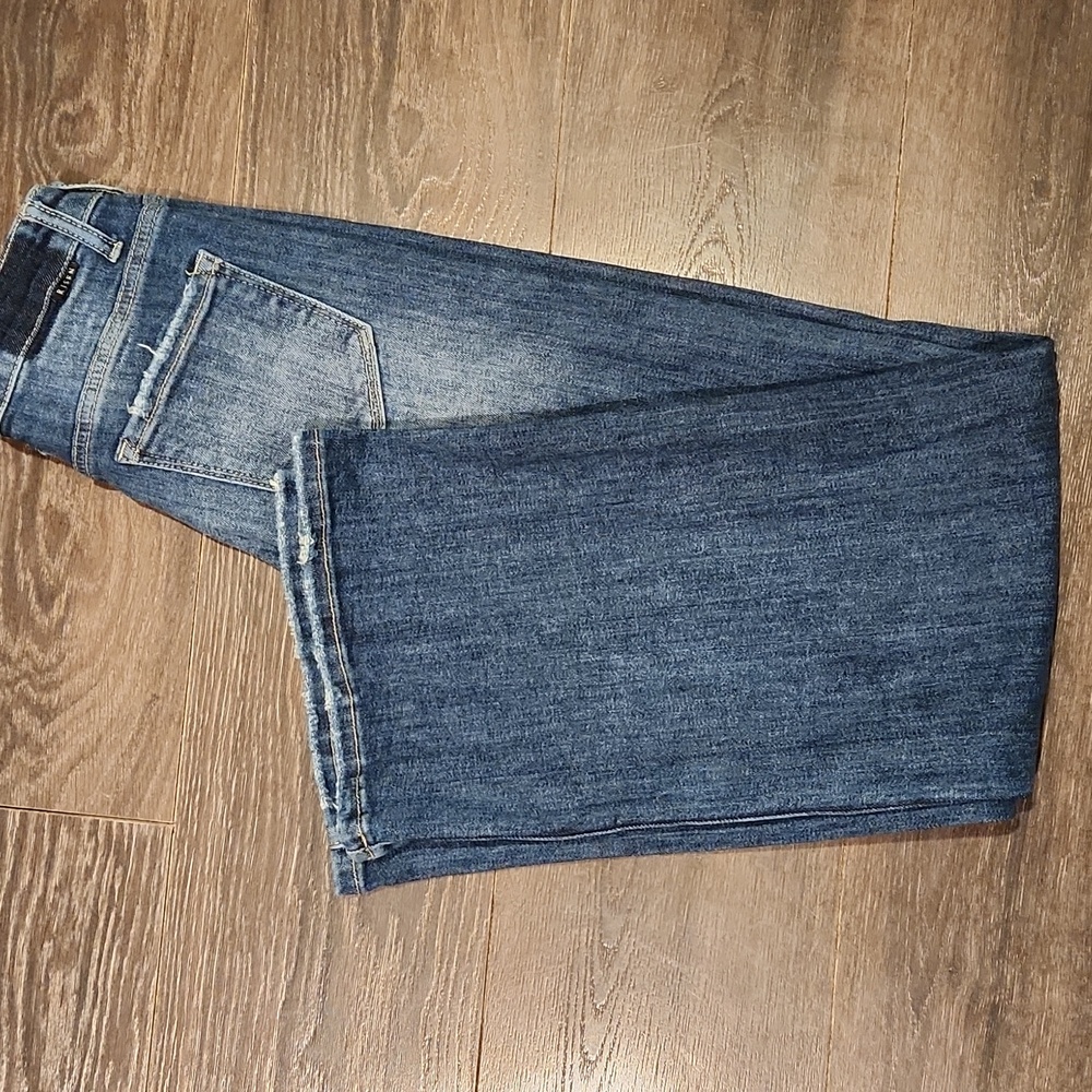 ❤️ NWT! RISEN CROSSOVER MID-RISE WIDE LEG JEANS, 0 (24) - Picture 14 of 14